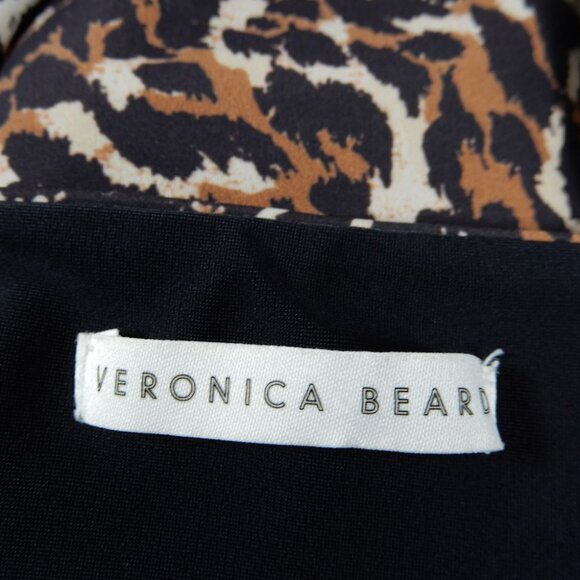 VERONICA BEARD Bridge Leopard One Piece SWIMSUIT Size S Multi Animal NEW $348 - Picture 7 of 10
